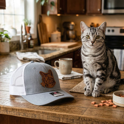 Custom Photo Cat Hat – Photo Cat Trucker Hat | Cat Memorial Gifts | Gift For Cat Lovers