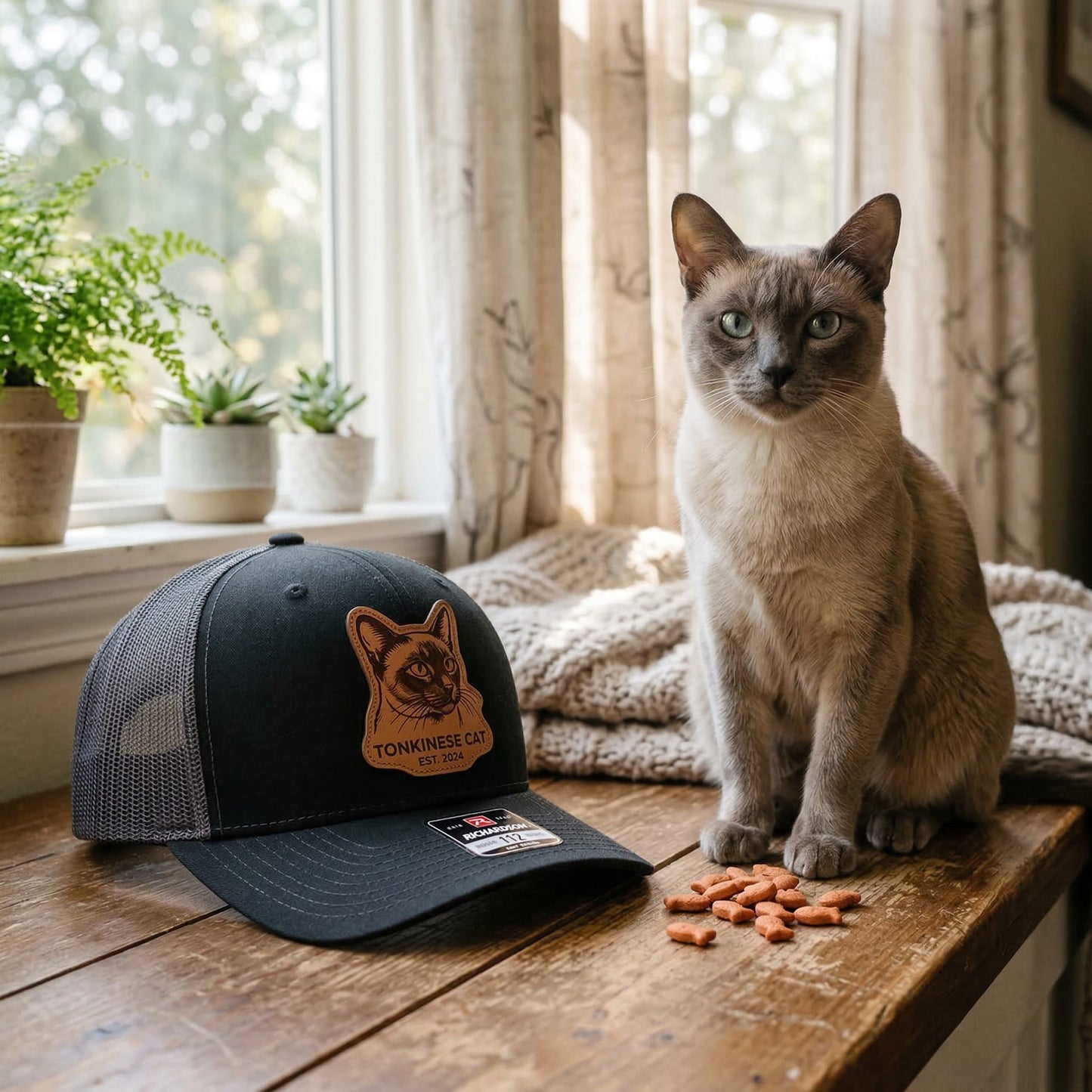 Custom Photo Cat Hat – Photo Cat Trucker Hat | Cat Memorial Gifts | Gift For Cat Lovers