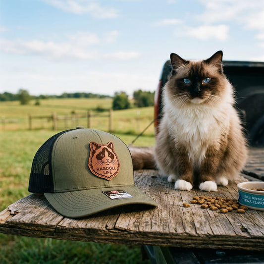 Custom Cat Photo Trucker Hat – Photo Cat Hat | Cat Memorial Gifts | Gift For Cat Lovers