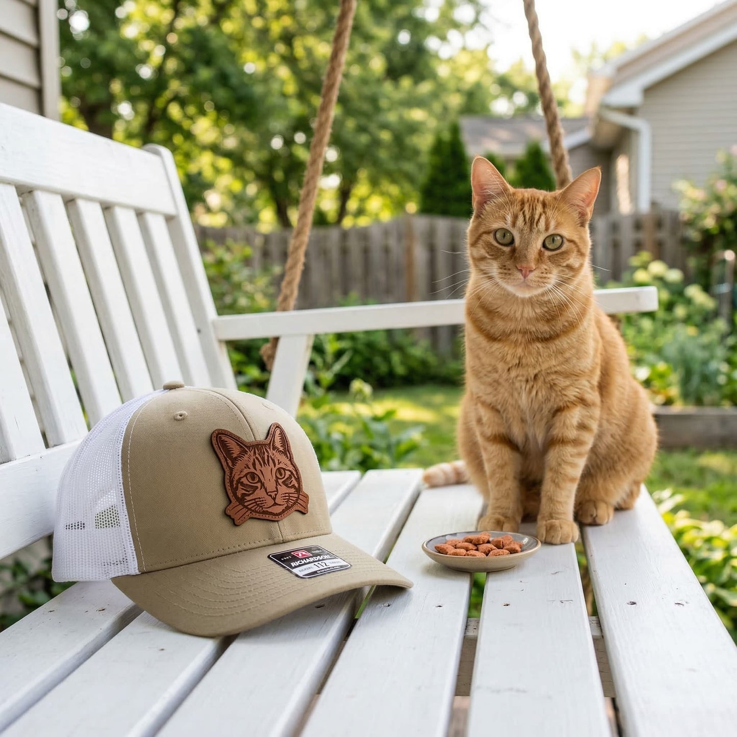 Custom Cat Photo Trucker Hat – Photo Cat Hat | Cat Memorial Gifts | Gift For Cat Lovers