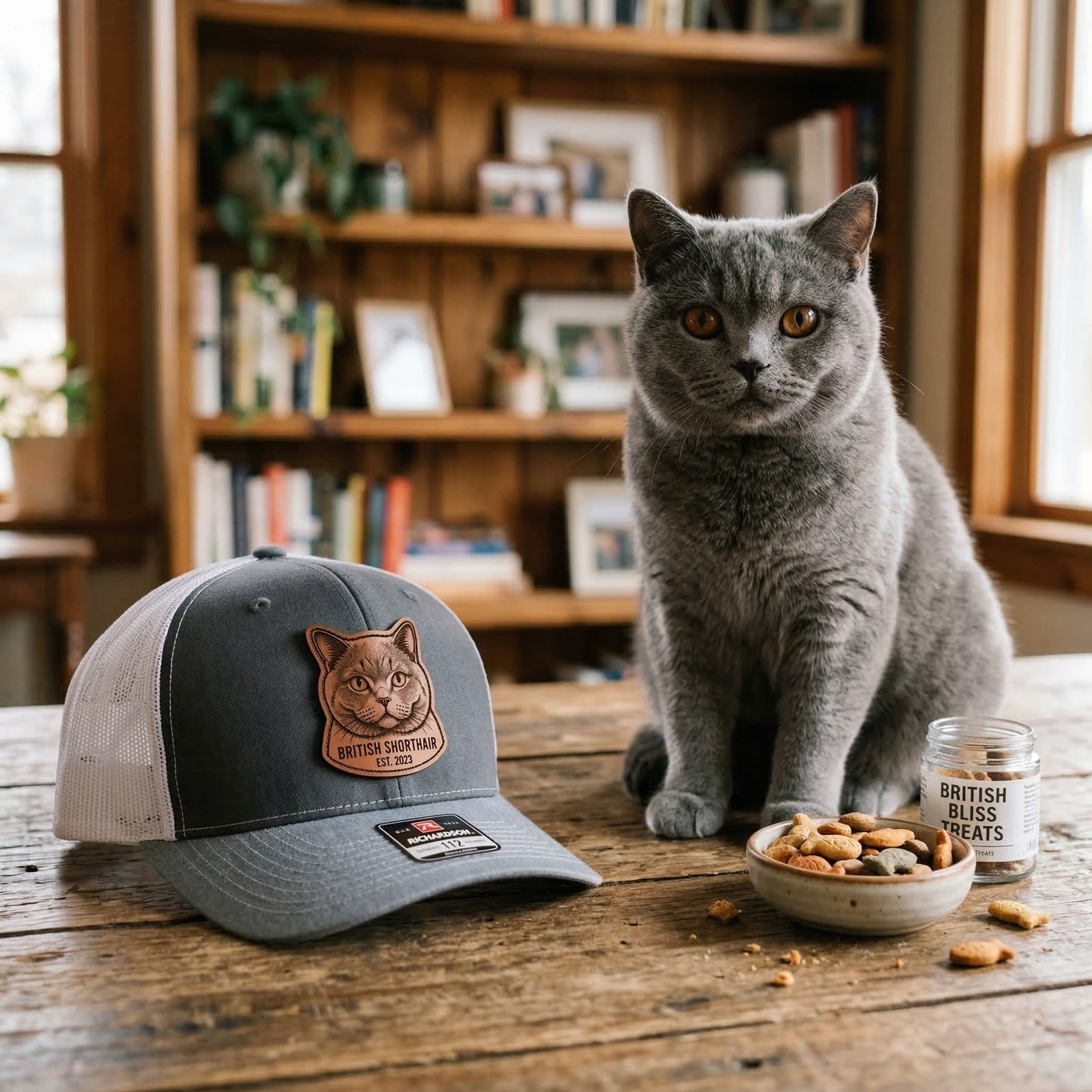 Custom Cat Photo Trucker Hat – Photo Cat Hat | Cat Memorial Gifts | Gift For Cat Lovers