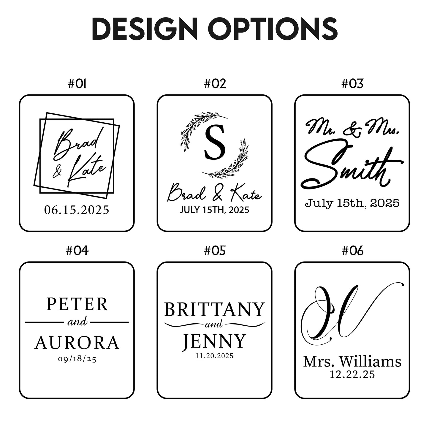 TNG995 Custom Wedding Wine Glasses, Custom Wedding Logo Gifts, Personalized name Wine Glass, Wedding Decor
