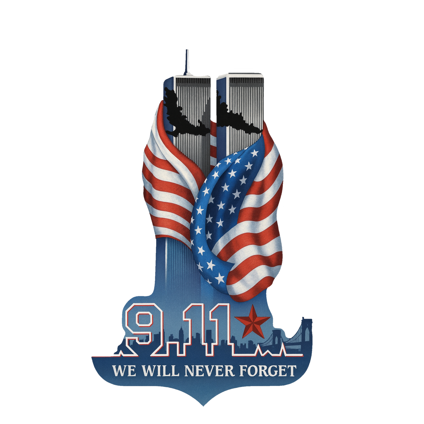 Custom 911 Never Forget