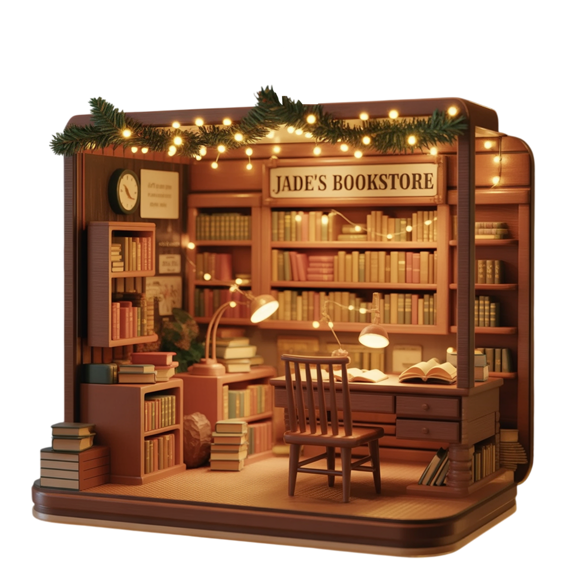 Custom Bookstore Xmas