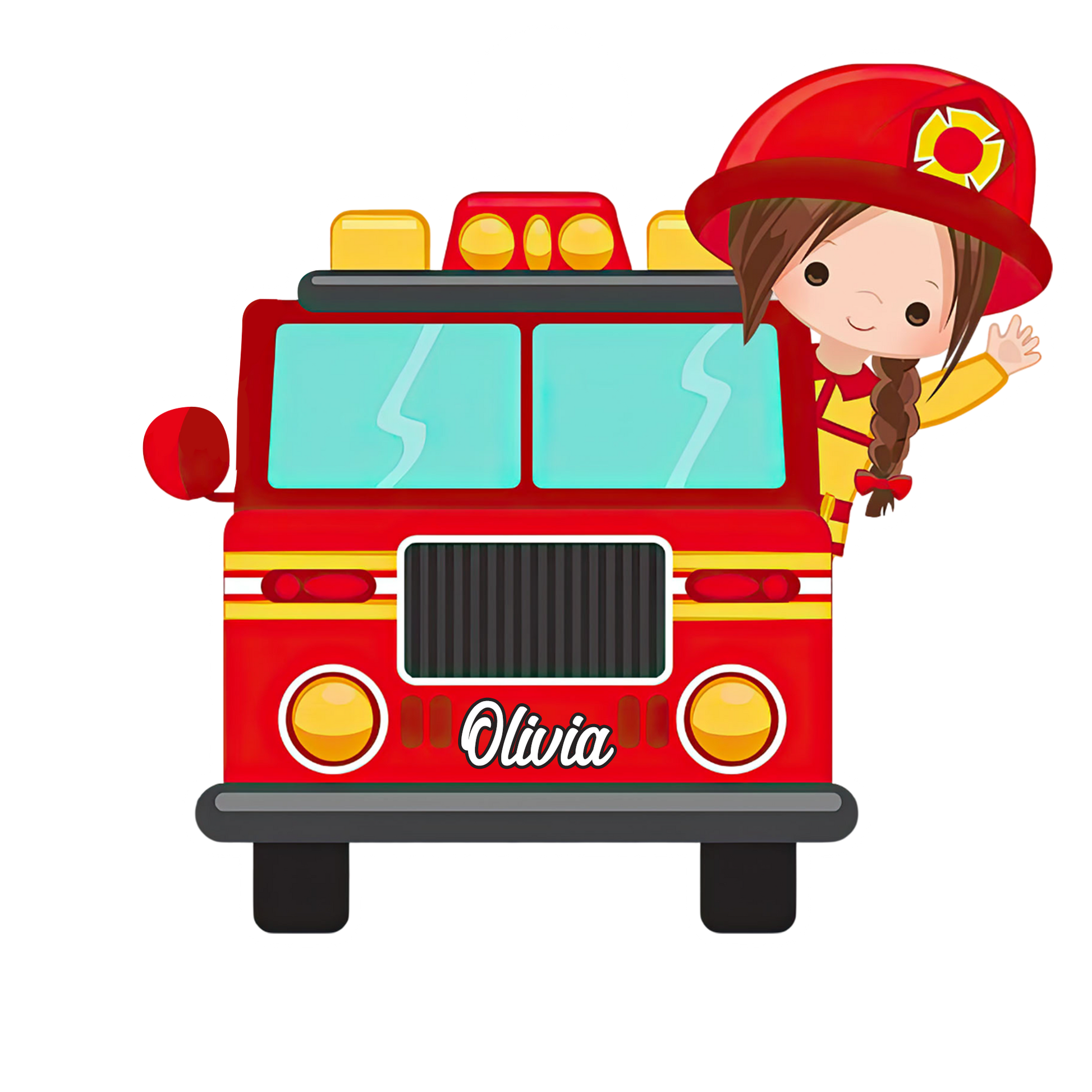 Custom Kid Firefighter For Daughter