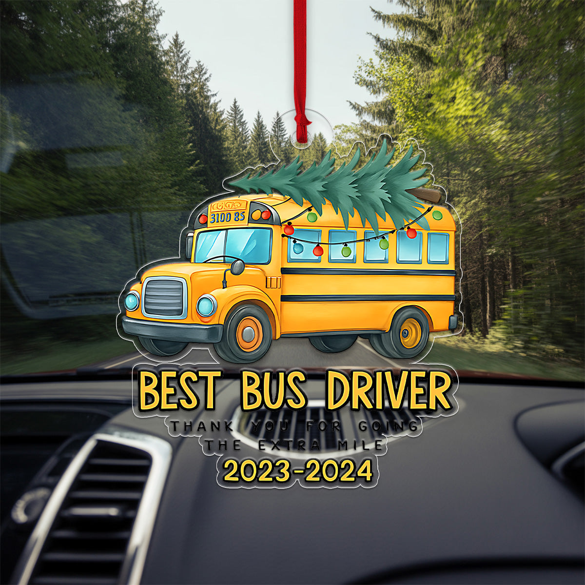 Custom Name And Year Best Bus Driver