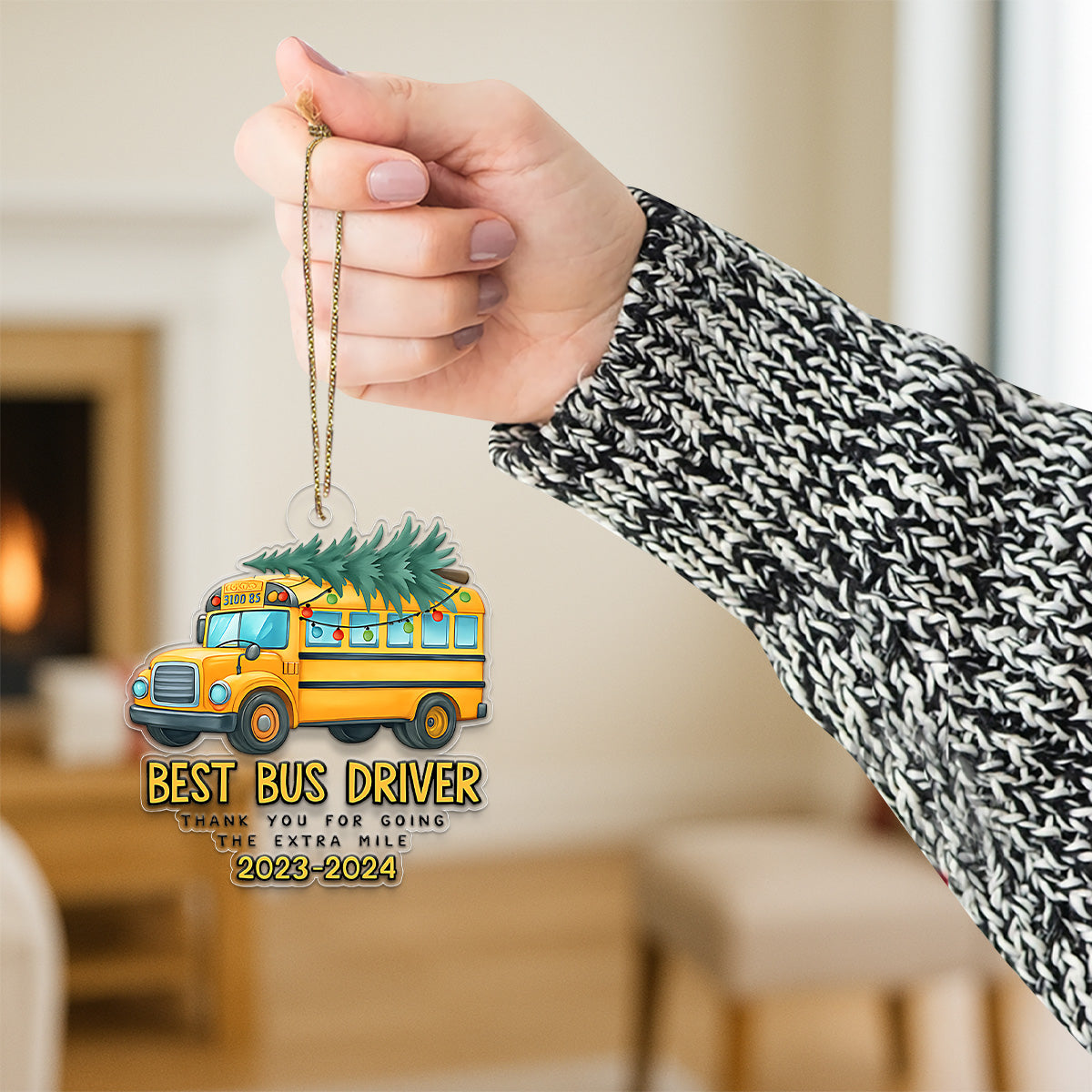 Custom Name And Year Best Bus Driver