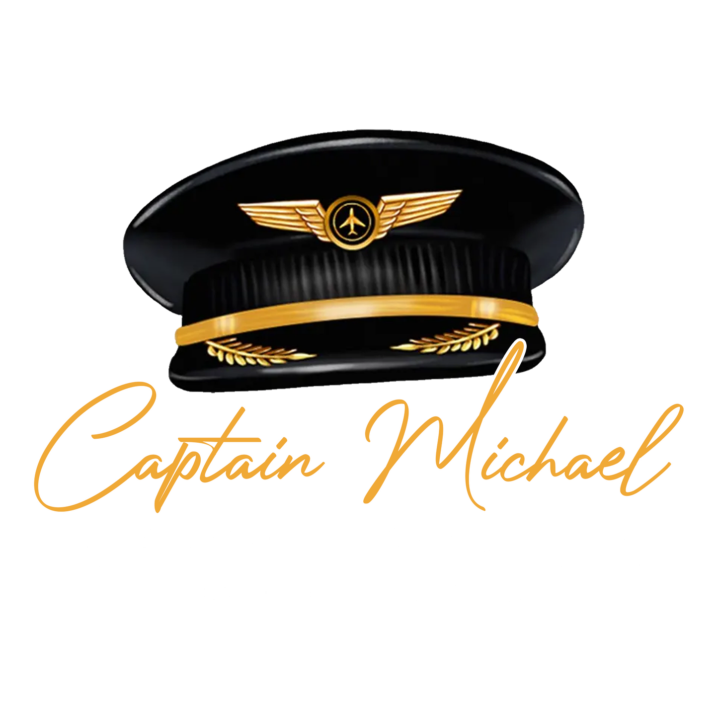 Custom Name Captian Plane