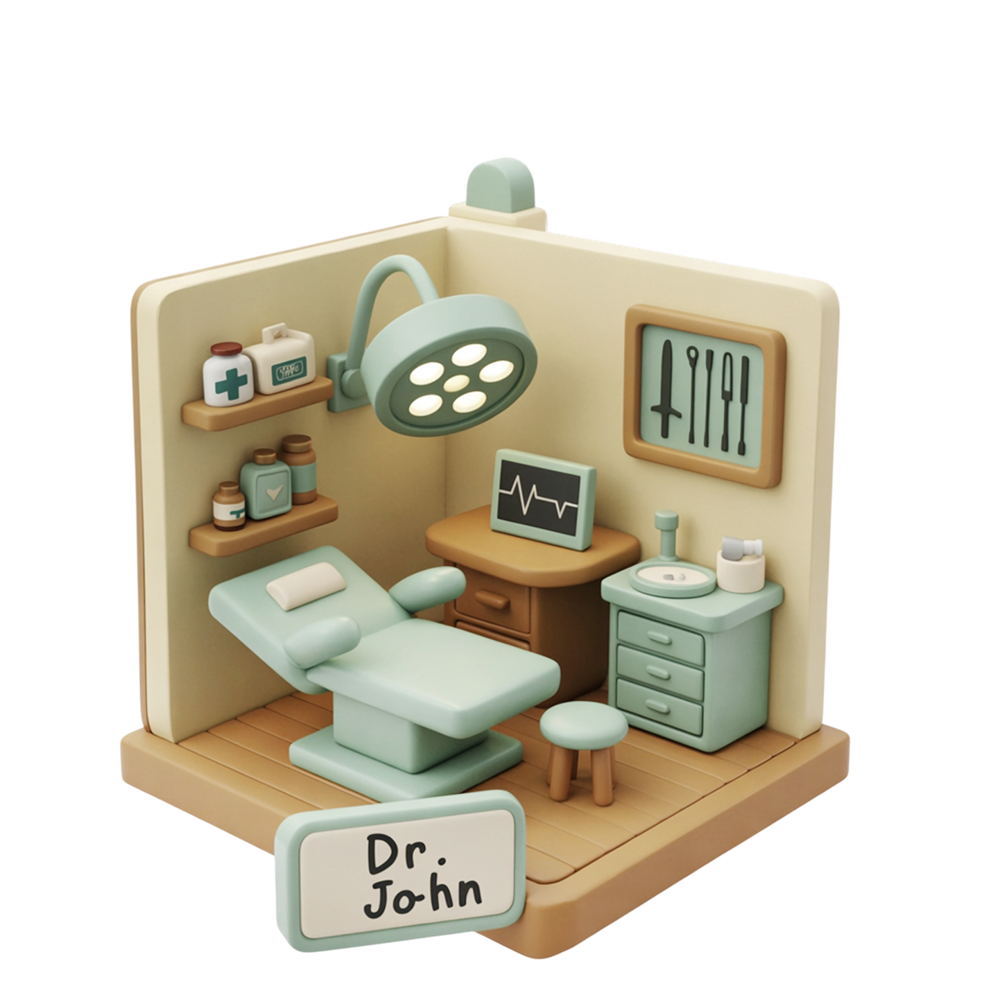 Custom Name Doctor Clinic, Doctor Office