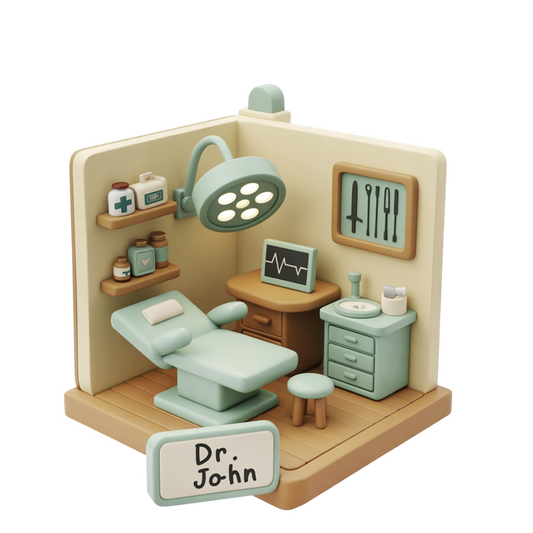 Custom Name Doctor Clinic, Doctor Office