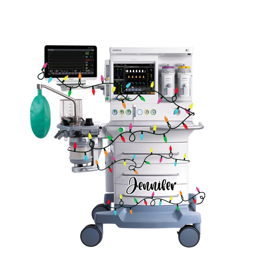 Custom Name Doctor Or Nurse Anesthesia Machine