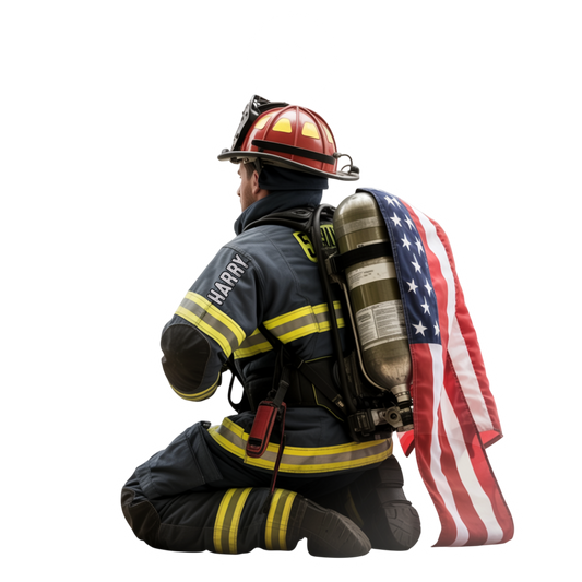 Custom Name Firefighter Gift for Husband