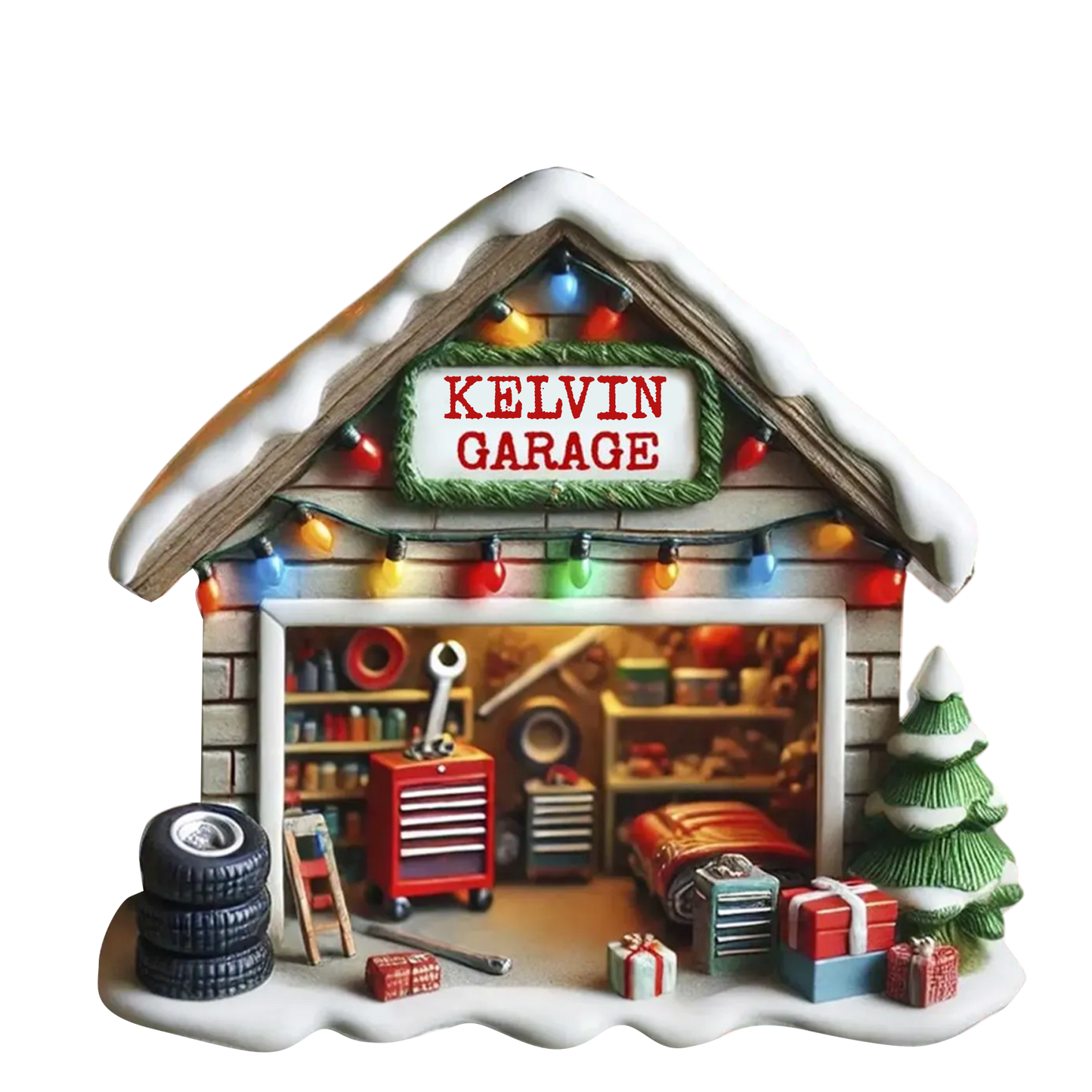 Custom Name Garage Mechanic, Car Enthusiasts