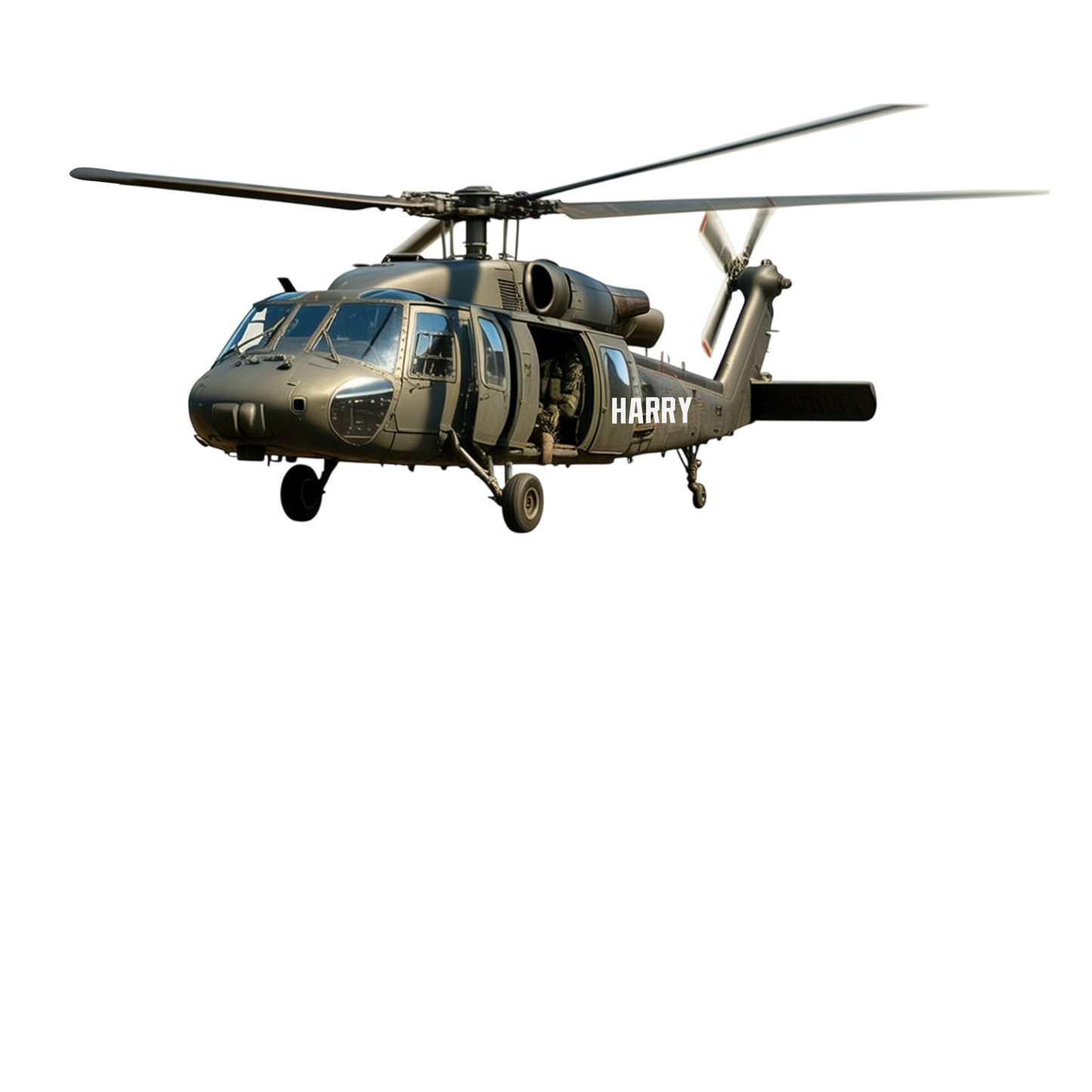 Custom Name Helicopter