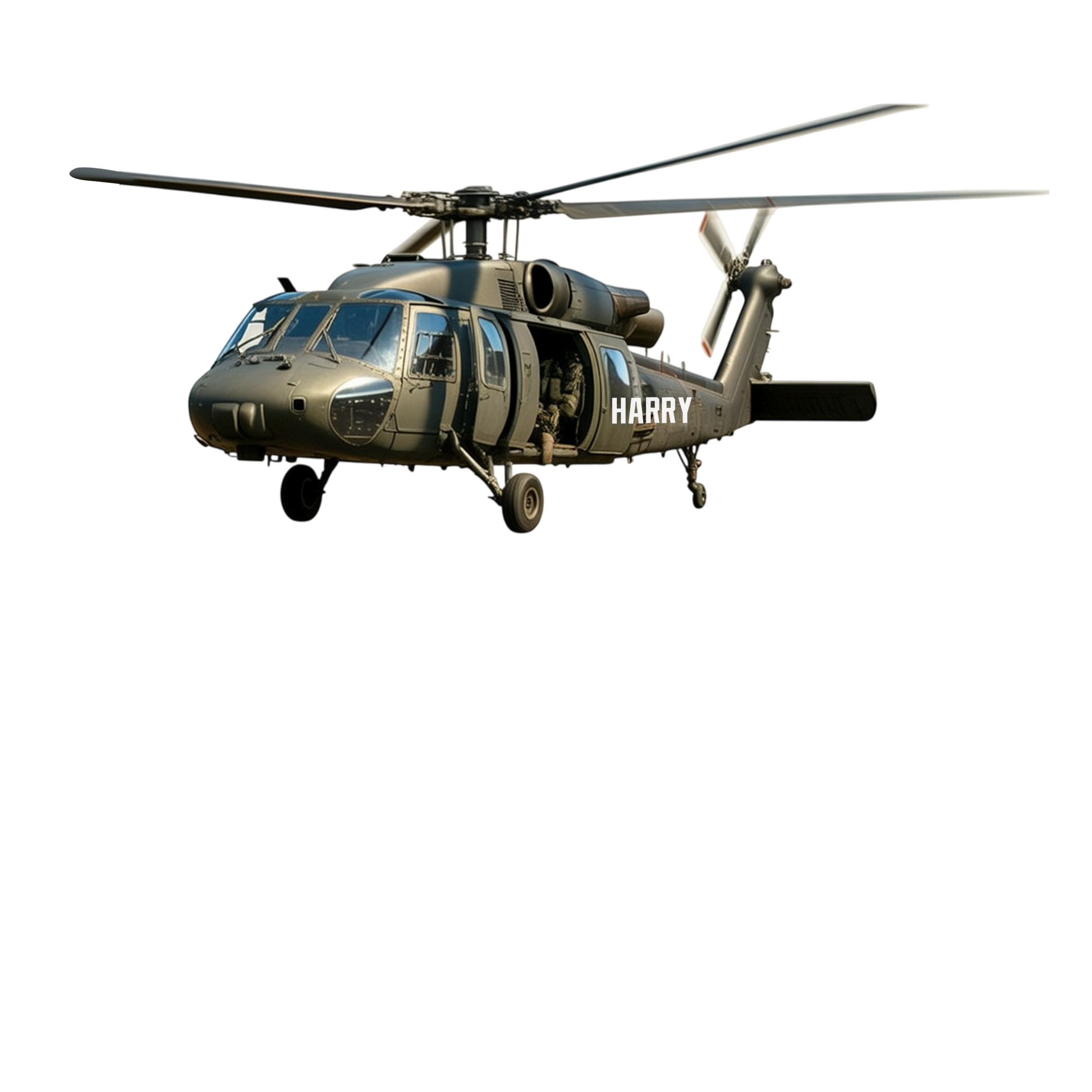 Custom Name Helicopter