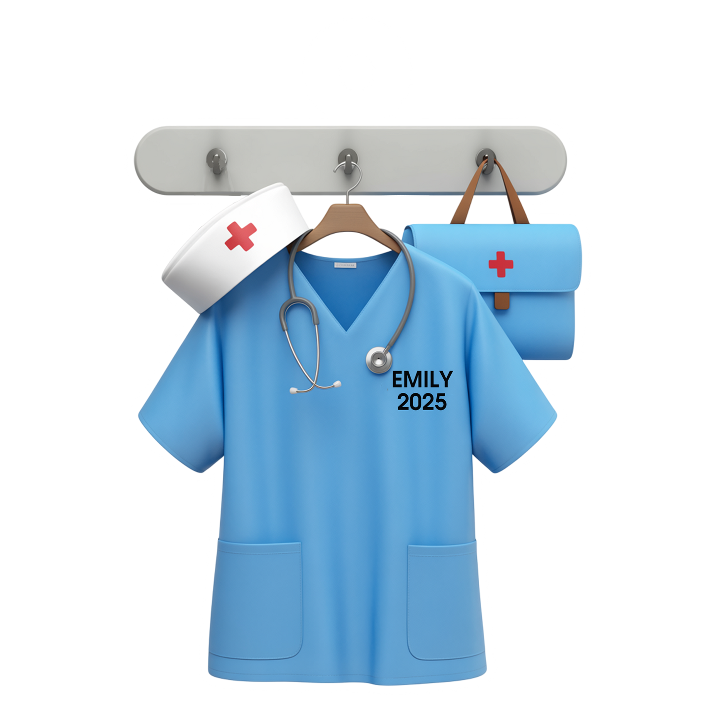 Custom Name Nurse And Healthcare staff