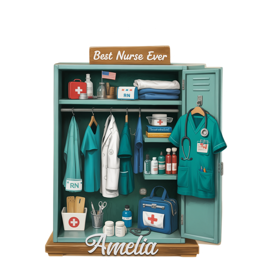 Custom Name Nurse Doctor Personal Locker