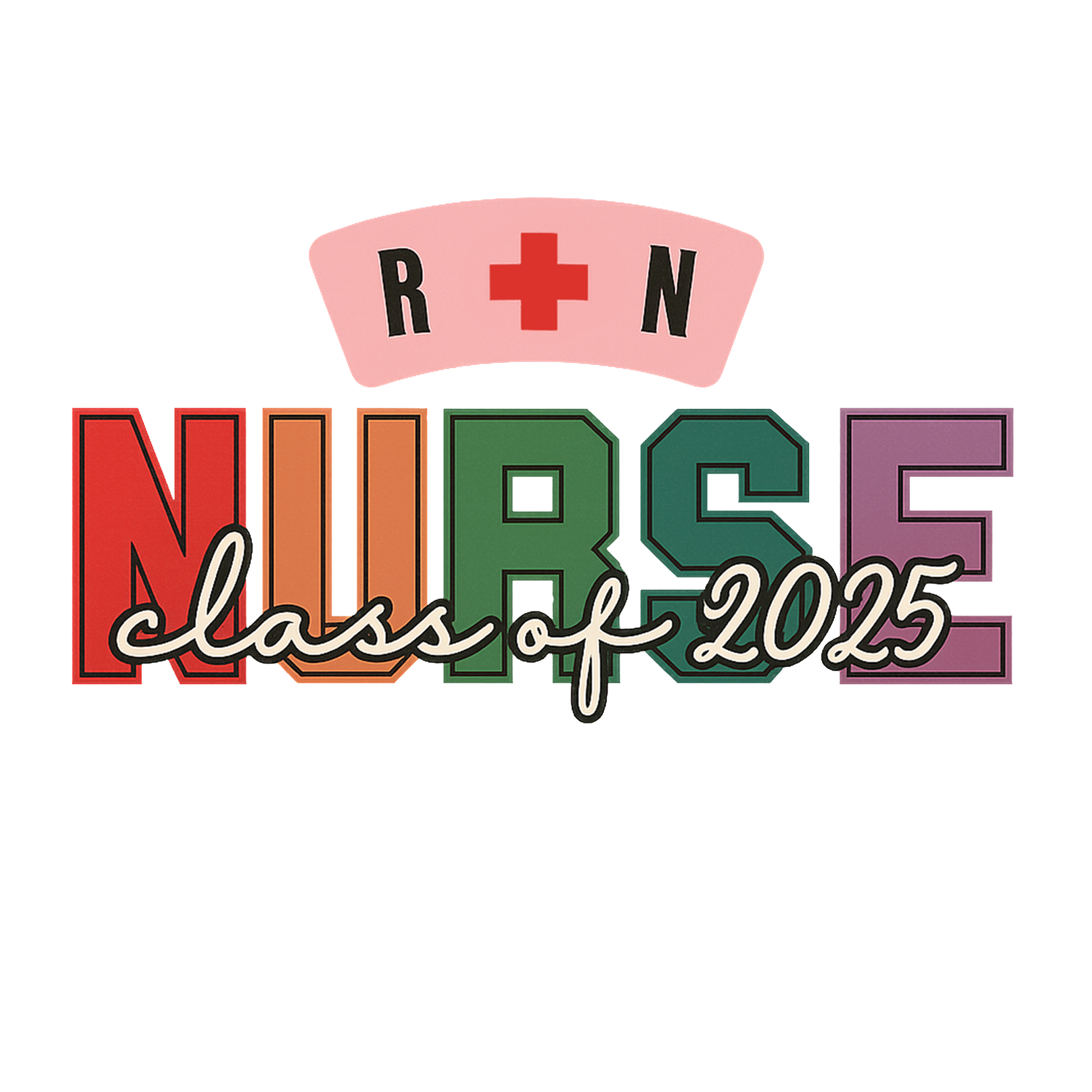 Custom Name Nurse R-N Graduate Gift