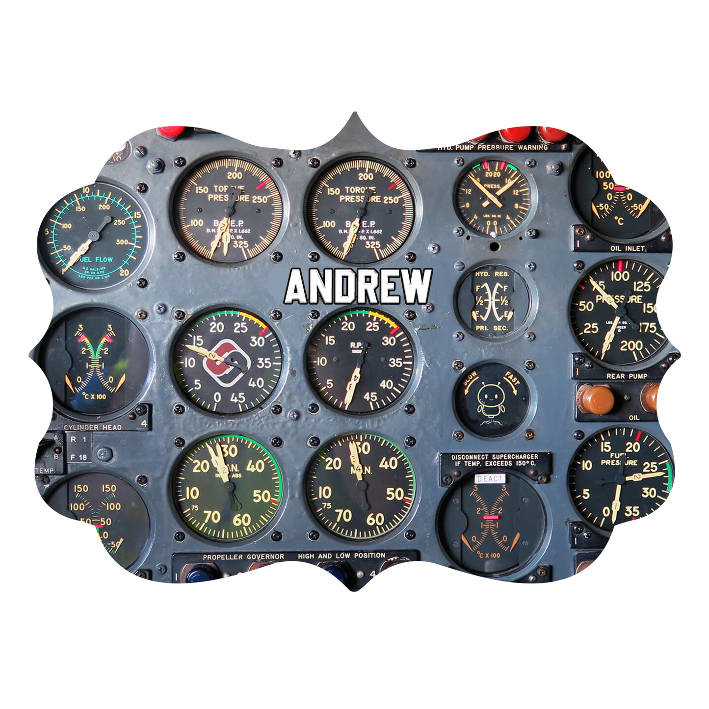 Custom Name Pilot Gift For Husband, Daddy