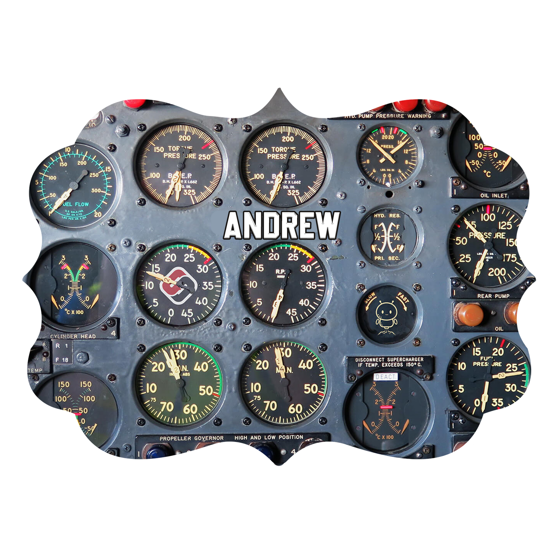 Custom Name Pilot Gift For Husband, Daddy