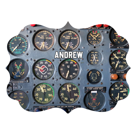 Custom Name Pilot Gift For Husband, Daddy