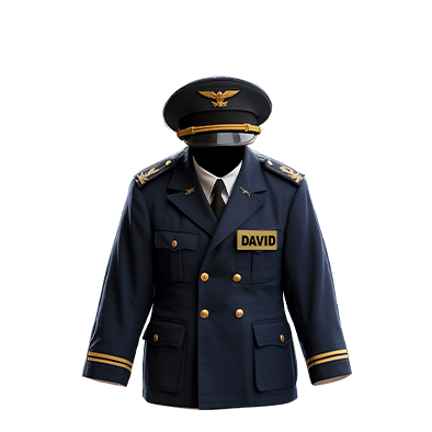 Custom Name Pilot Uniform
