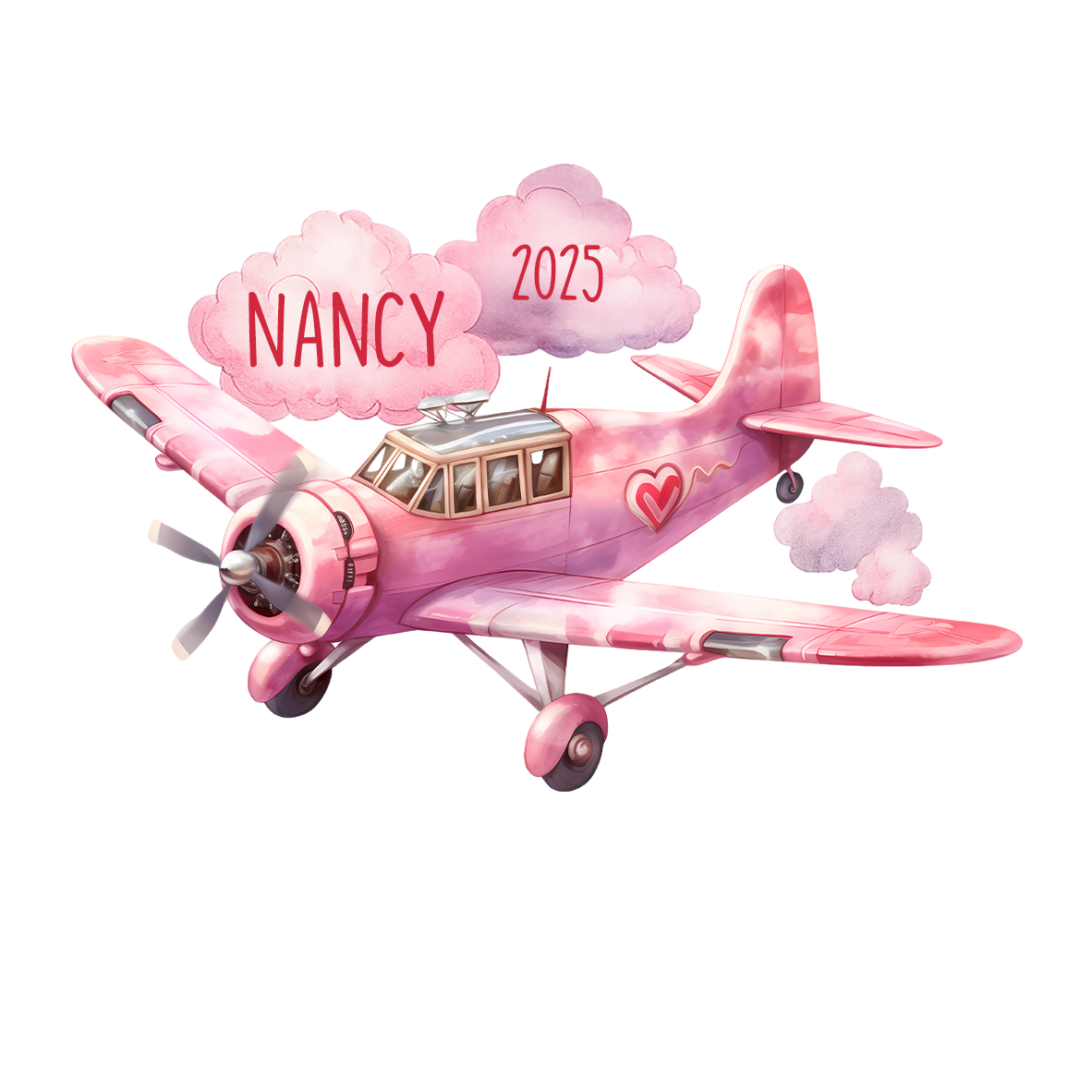 Custom Name Plane For Girl