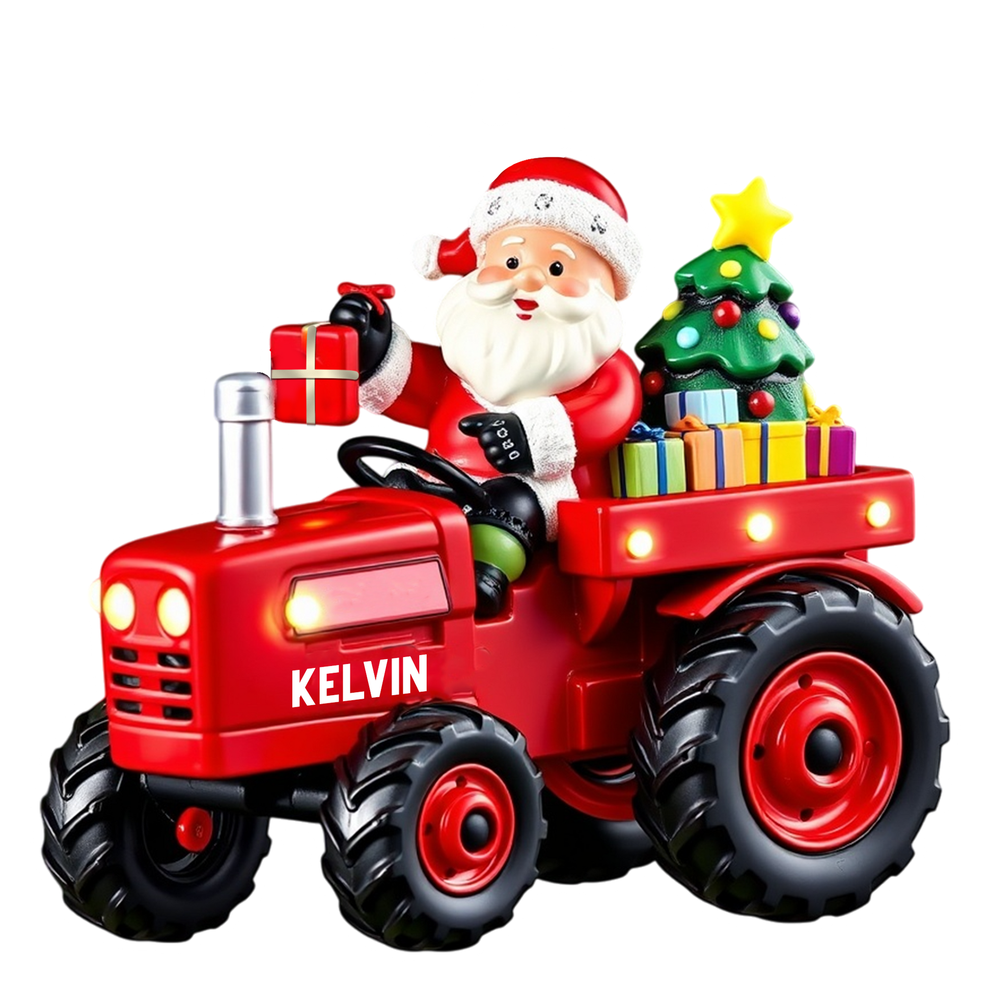 Custom Name Santa Trucker