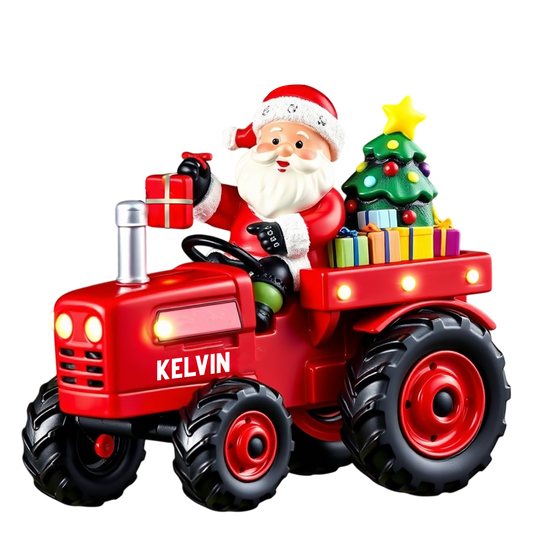 Custom Name Santa Trucker