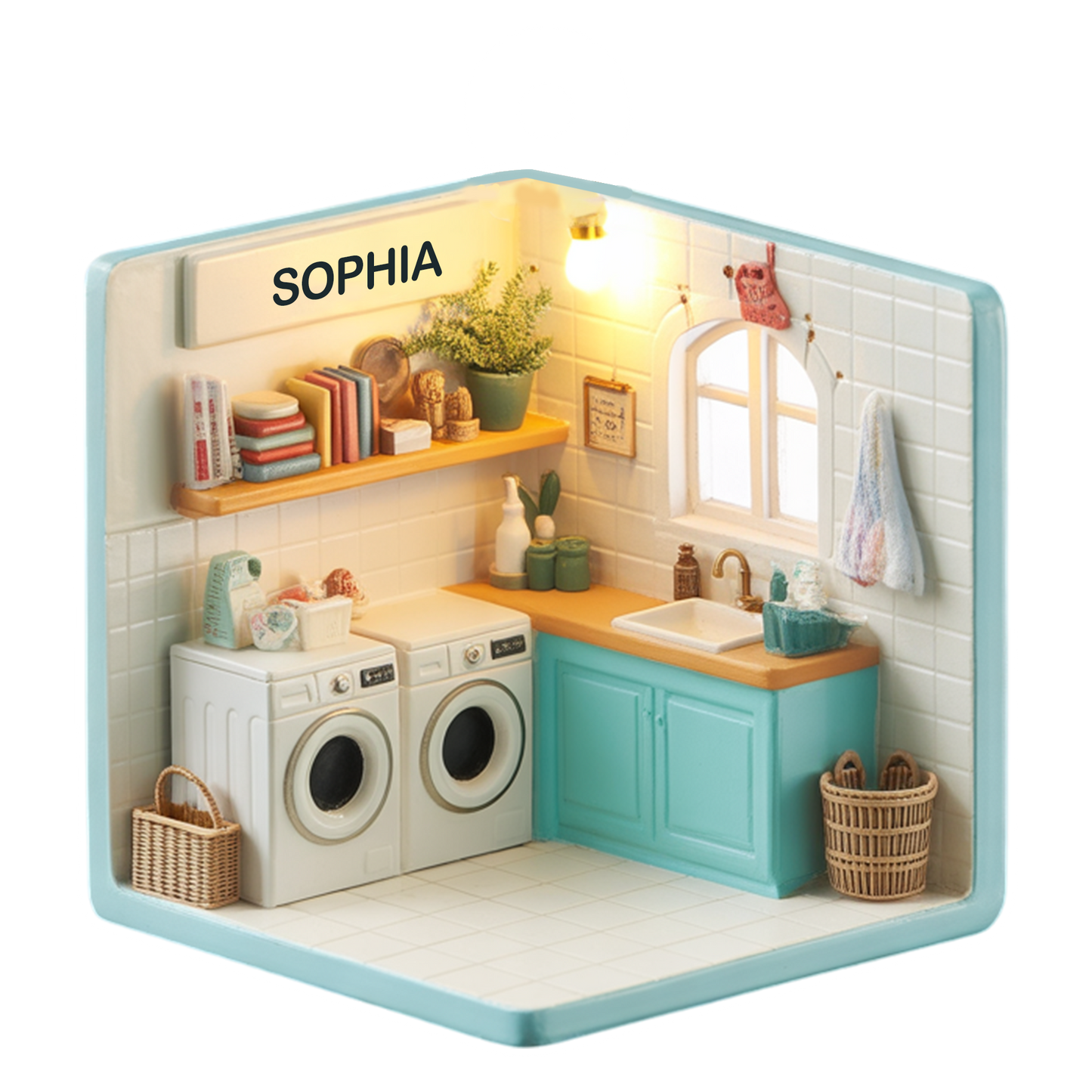 Custom Name Washing Machine Christmas