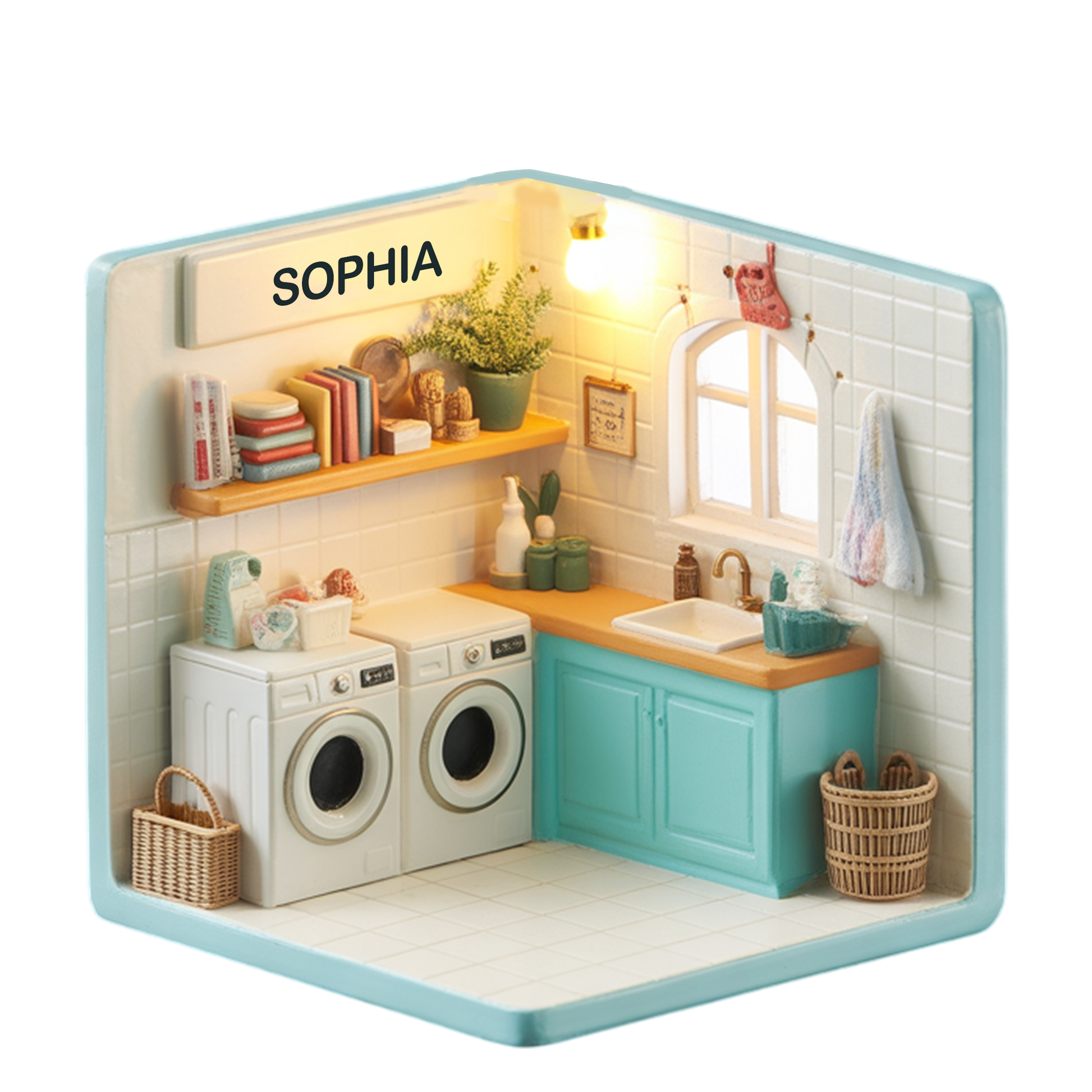 Custom Name Washing Machine Christmas