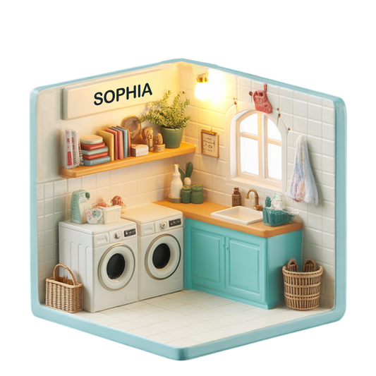 Custom Name Washing Machine Christmas