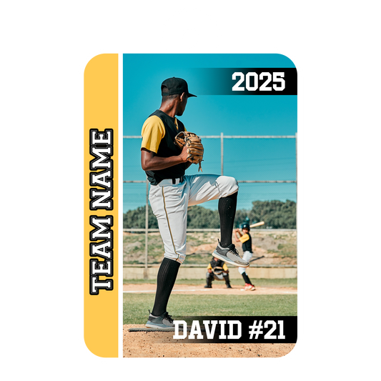 Custom Photo And Name Baseball 2025