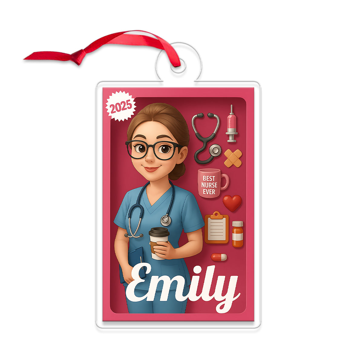 Custom Photo And Name Nurse or Doctor