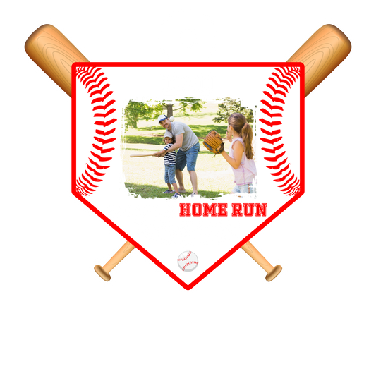 Custom Photo Baseball Dad