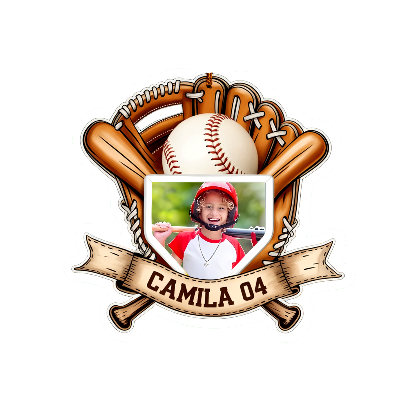Custom Photo Baseball Player