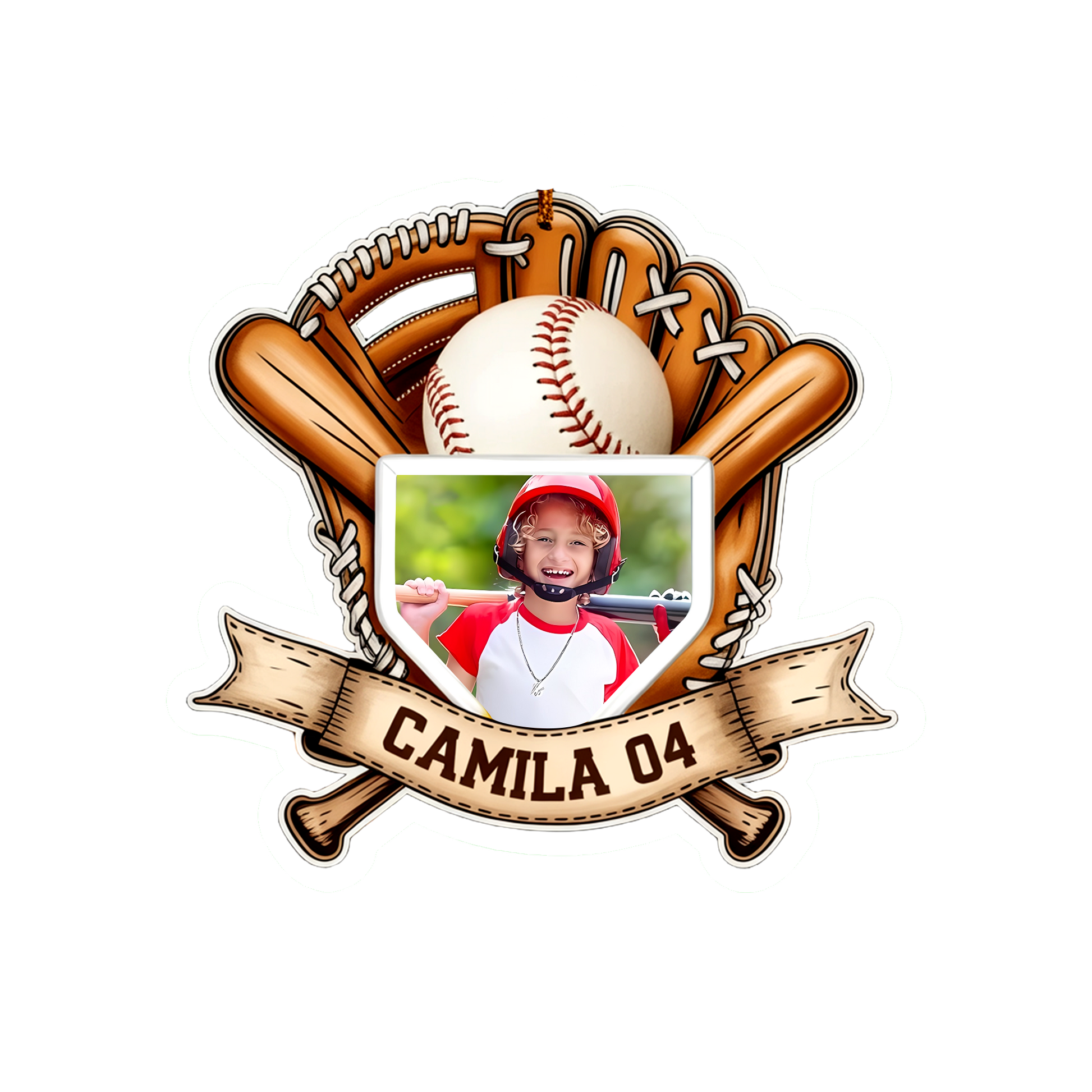 Custom Photo Baseball Player