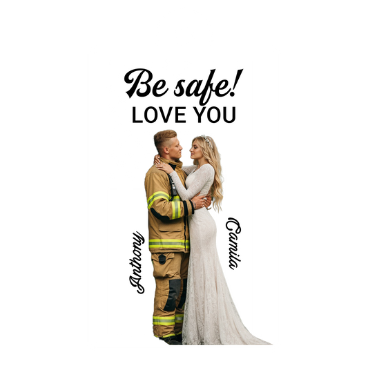 Custom Photo Firefighter Couple