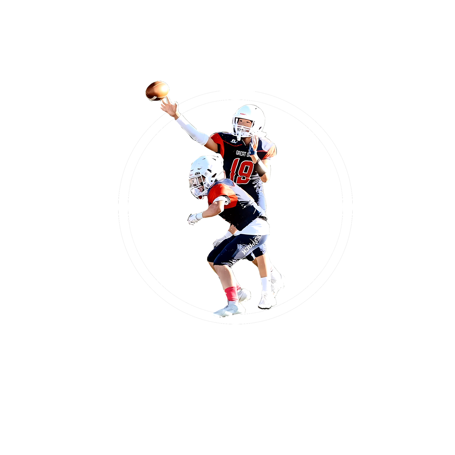 Custom Photo Football Player For Team