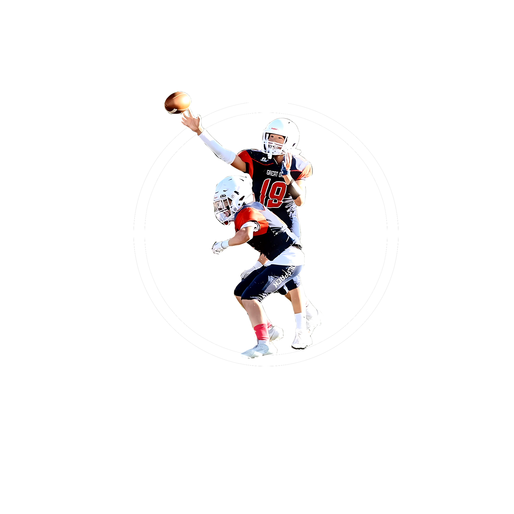 Custom Photo Football Player For Team