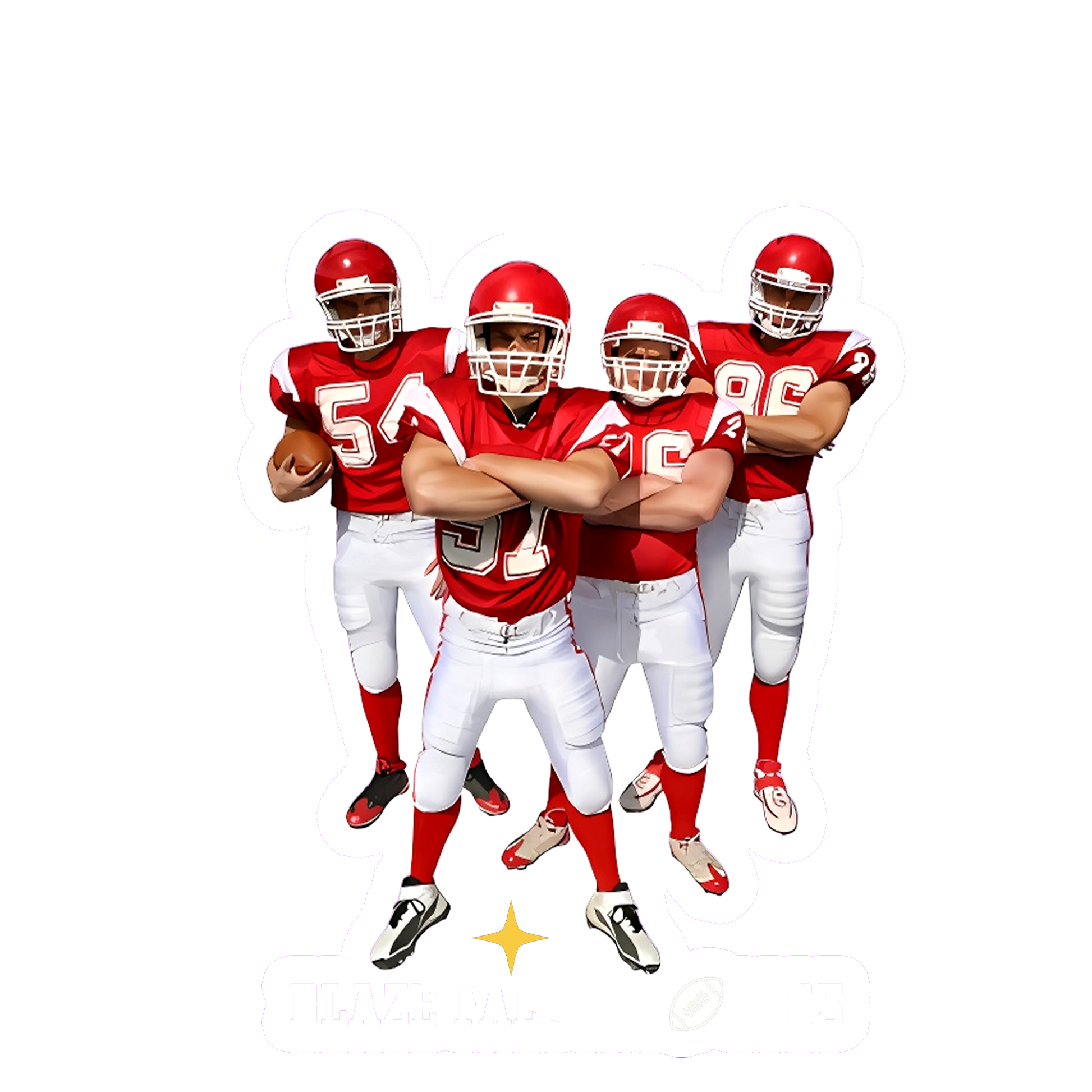 Custom Photo Football Team For Sport Gift