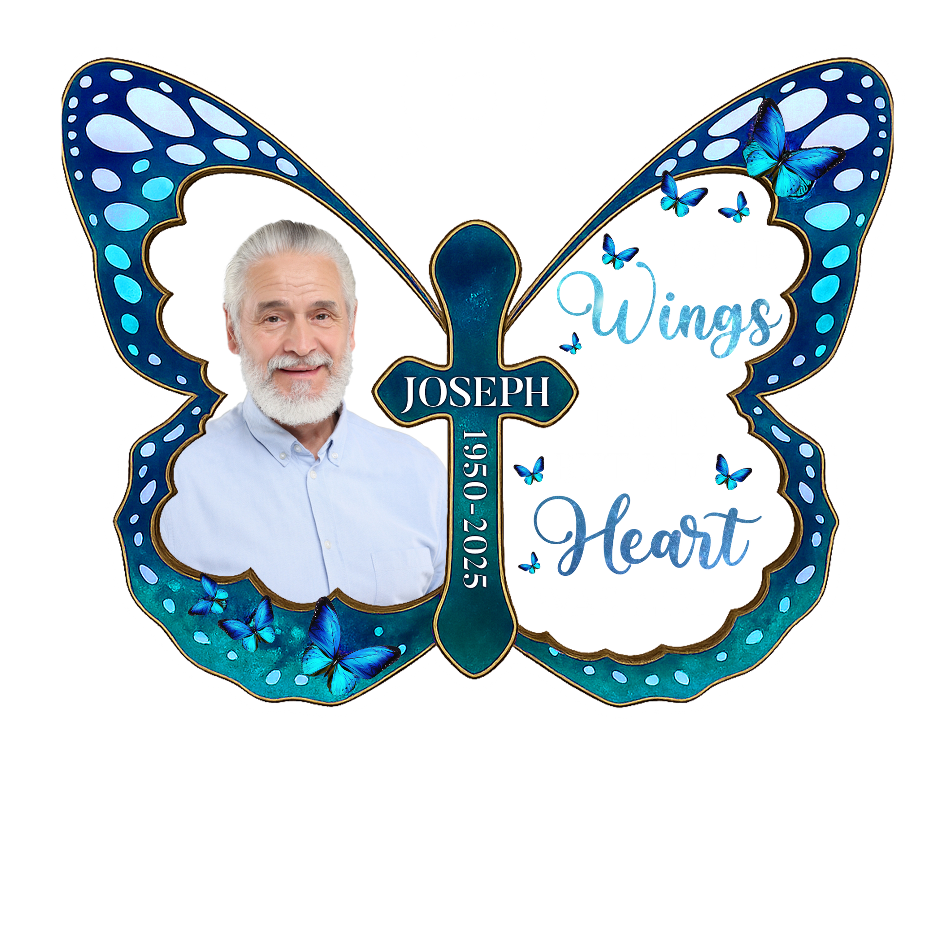 Custom Photo Memorial Butterfly