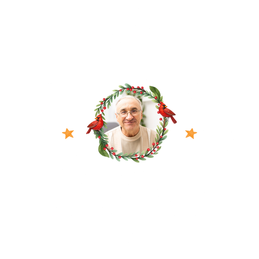 Custom Photo Memorial Cardinal Bird