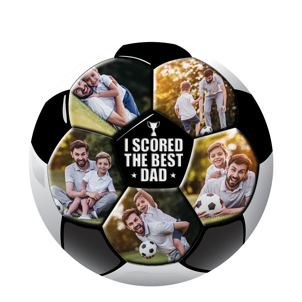 Custom Photo Soccer The Best Dad