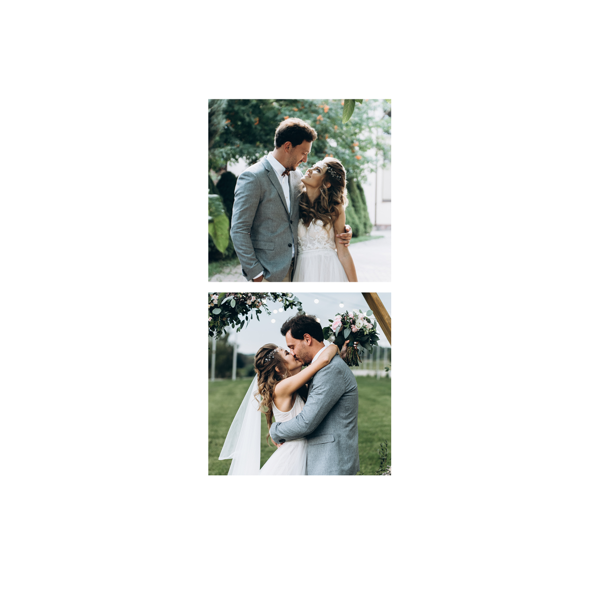 Custom Photo Wedding Couple