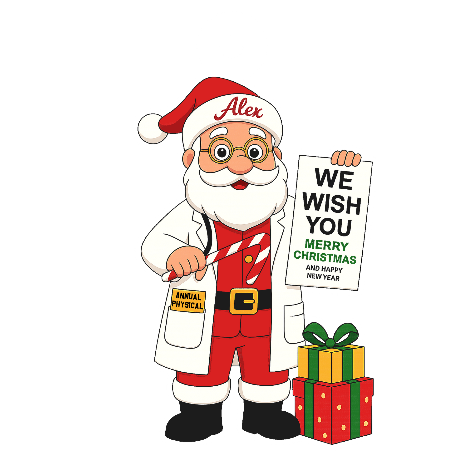 Cutsom Name Doctor Santa Xmas