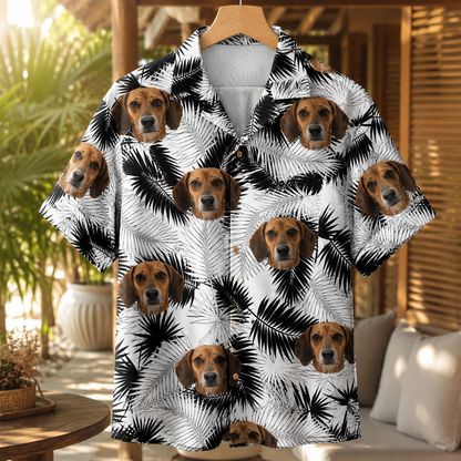 Custom Photo Dog Hawaiian Shirt, Personalized Hawaiian Shirt, Dog Lover Vacation Gift For Dog