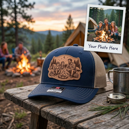 Personalized Dad Trucker Hat With Photo | Custom Dad Hat | Father's Day Gift | Gift For Dad | Dad Gifts | Dad Hat