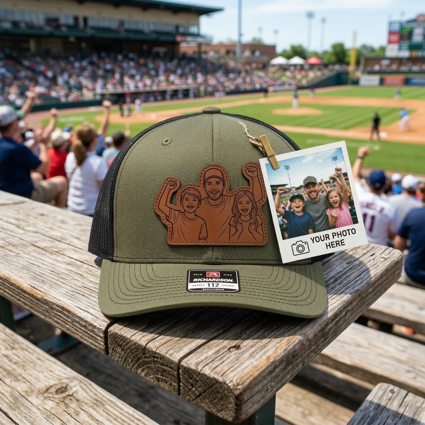 Personalized Father's Day Trucker Hat With Photo | Custom Dad Hat | Father's Day Gift | Gift For Dad | Dad Gift