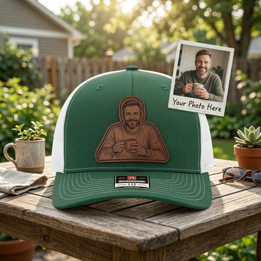 Custom Father's Day Gifts For Dad | Personalized Dad Photo Hat | Father's Day Gift | Gift For Dad